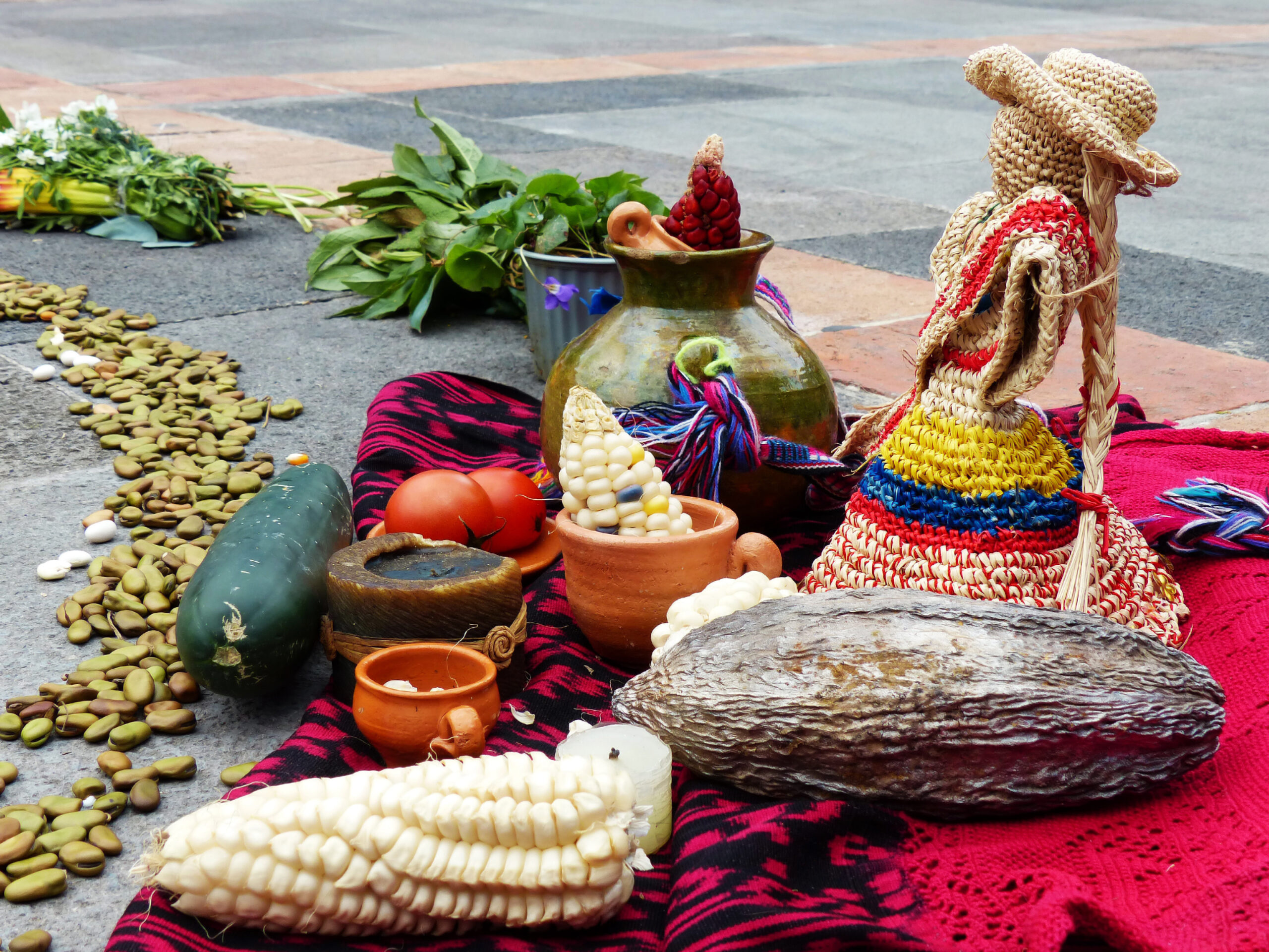 Fragment,Of,Chakana,(chacana),Or,Ceremony,In,Homage,To,Pachamama