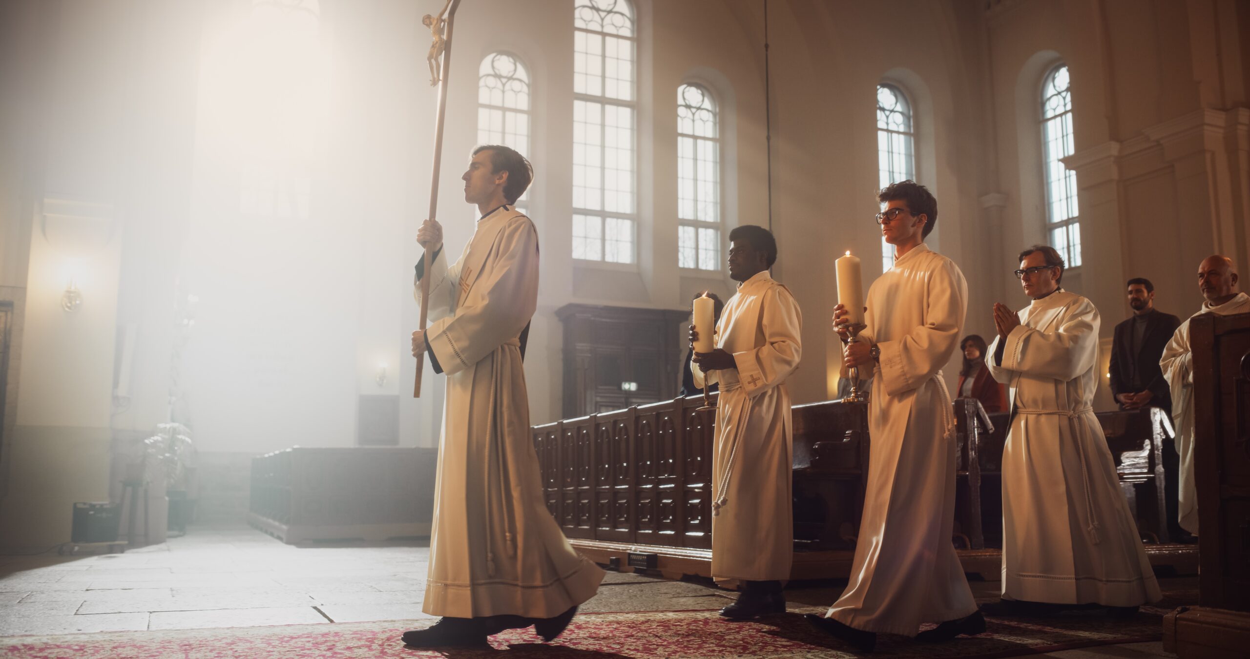 Liturgy,In,Grand,Church:,Majestic,Procession,Of,Ministers,And,Priests