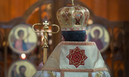 Liturgy, as in exile from Avignon Bishop