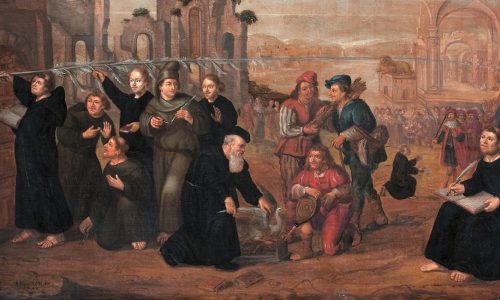 The dream of  Frederick the Wise, Elector of Saxony, by Jan Bare