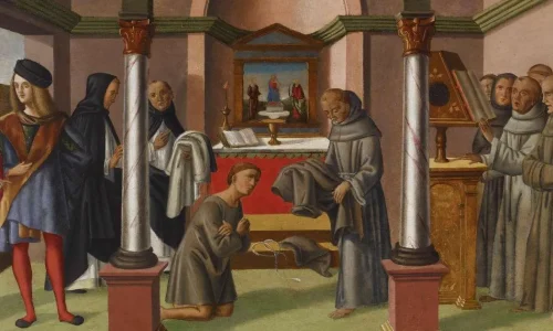 Saint-Anthony-of-Padua-Taking-the-Habit-of-the-Franciscan-Order