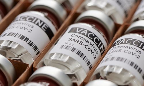 Coronavirus,Vaccine.,Sars-cov-2,Covid-19.,Some,Ampoules,With,Ncov-2019,Vaccine,In