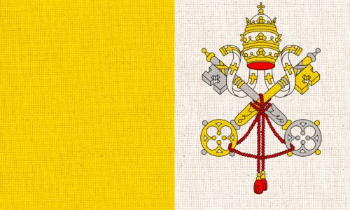 The,Holy,See,Flag.,Flag,Of,Vatican.,National,Vatican,Flag