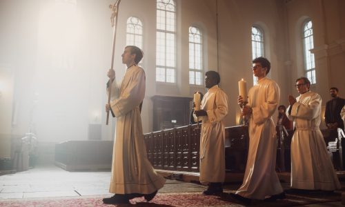 Liturgy,In,Grand,Church:,Majestic,Procession,Of,Ministers,And,Priests