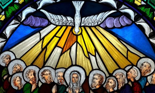 Slupsk,,Poland,-,21,March,2016,Stained,Glass,Window,Depicting